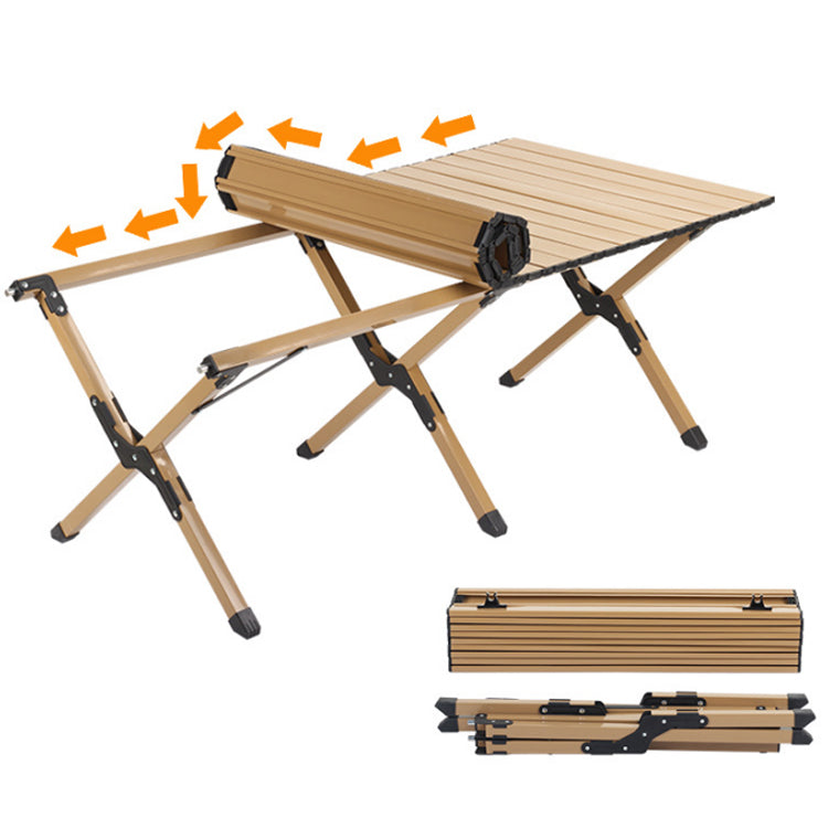 TrailNova SummitRoll Aluminum Folding Camping Table - Professional Outdoor Gear